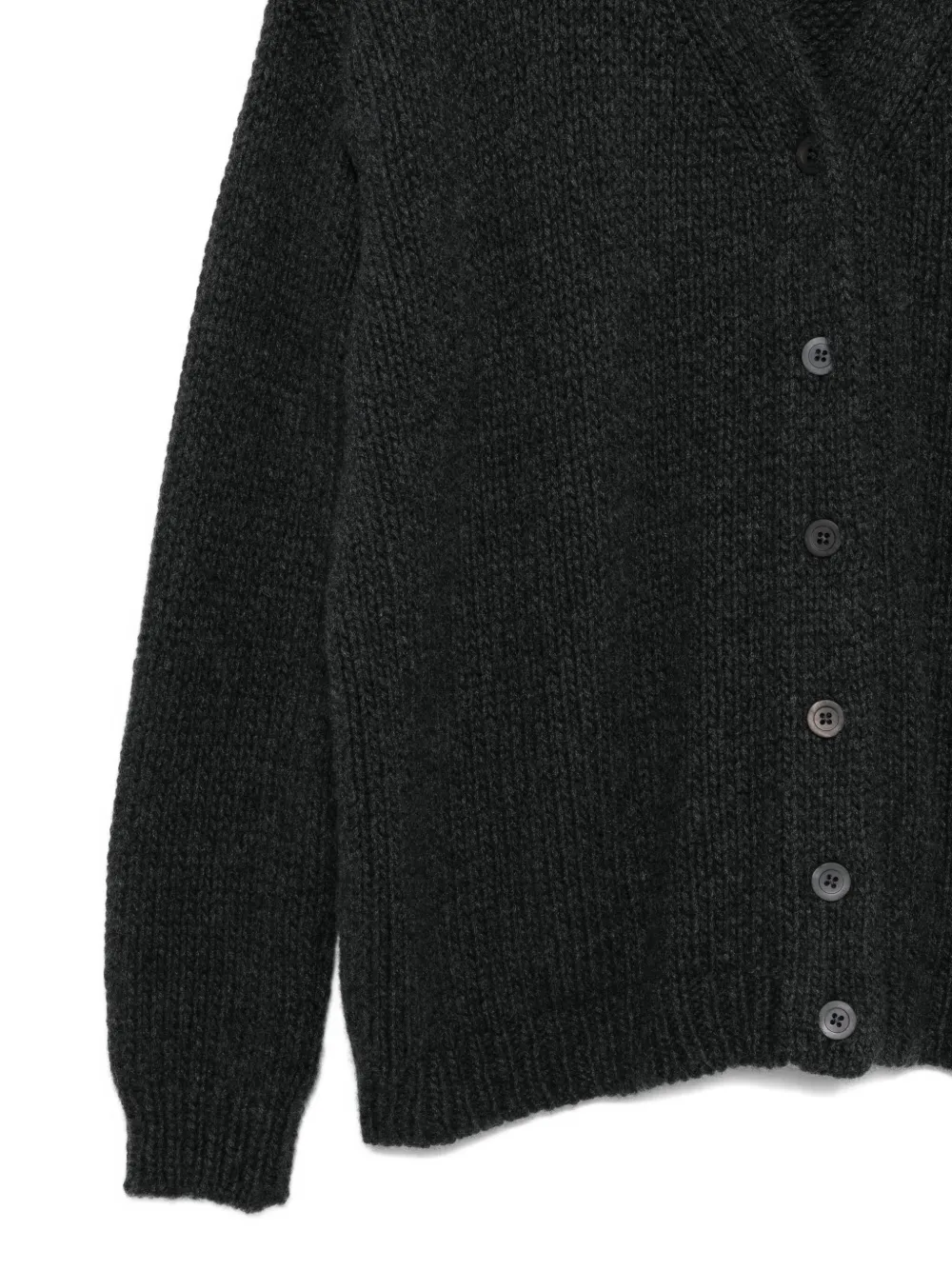 Private 0204 Button-front Cashmere Cardigan In Gray