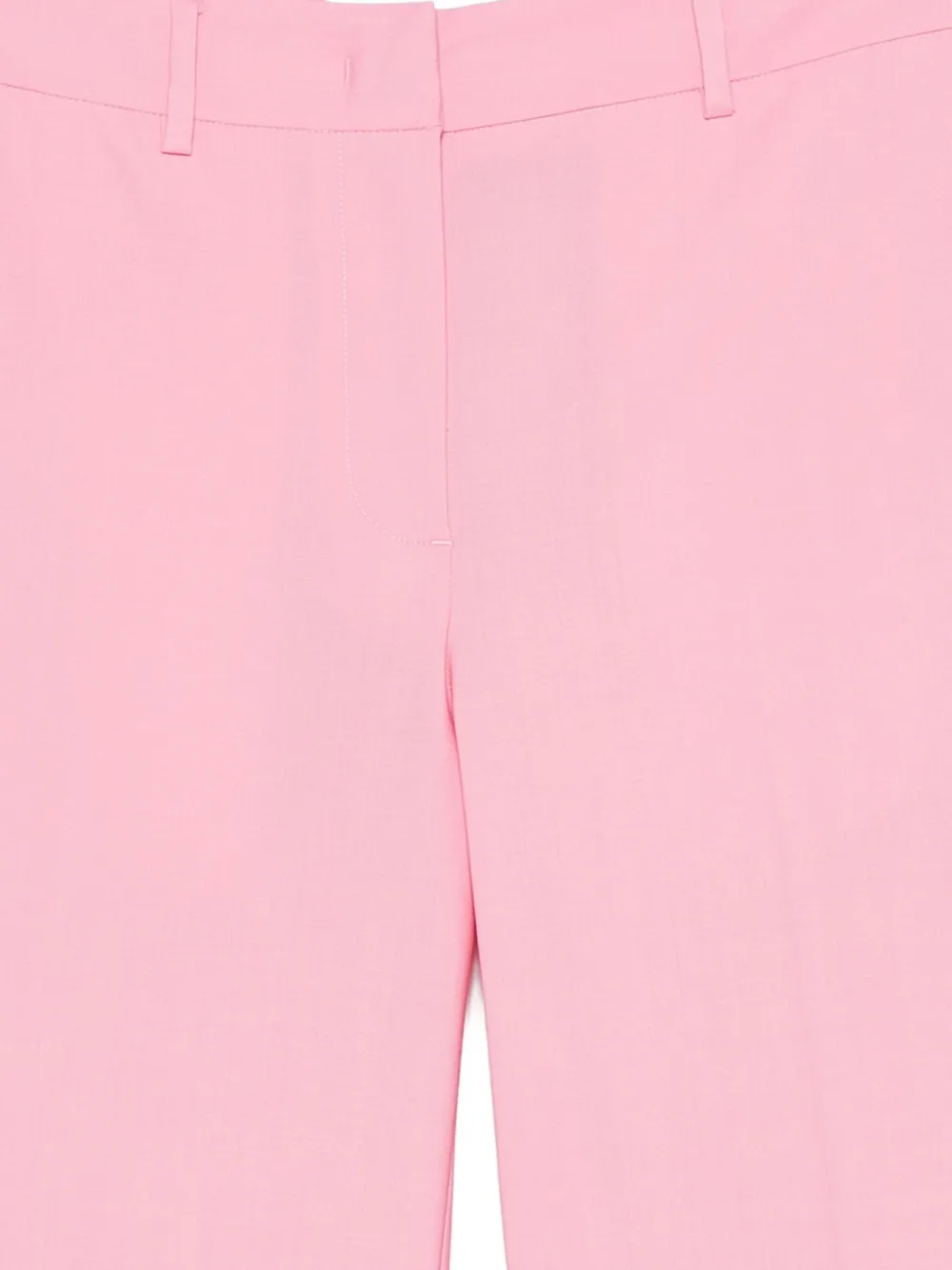 Msgm Virgin Wool-blend Pants In Pink