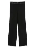 MSGM satin-trimmed pants - Black