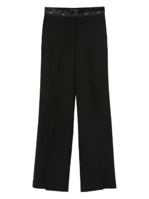 Sacai ストライプ パンツ | ブラック | FARFETCH JP