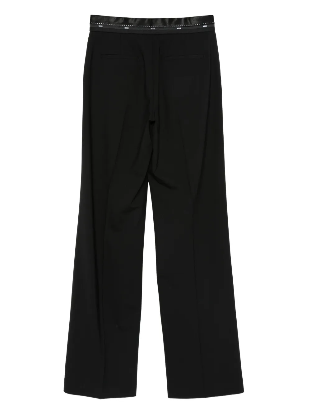 MSGM pantalones con ribete satinado | Pantalones rectos | Image 2