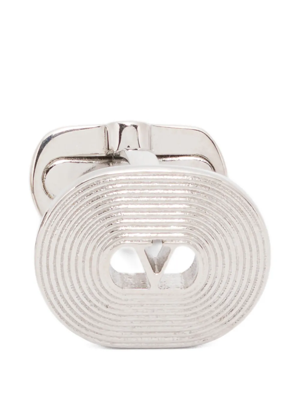 Valentino Logo-detail Cufflinks In Silver