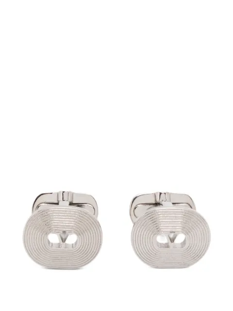 Valentino Garavani logo-detail cufflinks