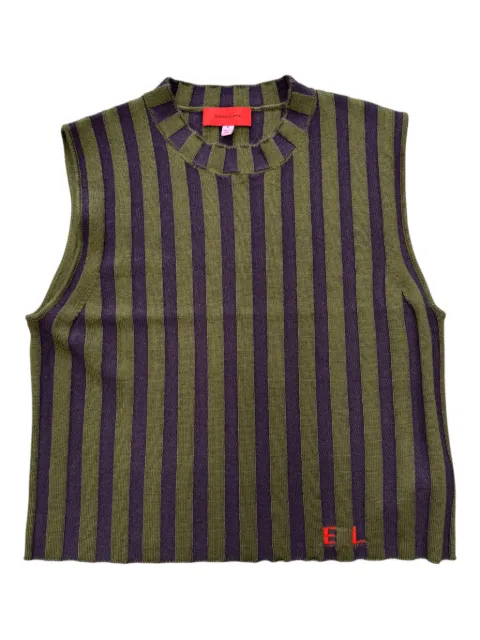 Eckhaus Latta Keyboard striped vest
