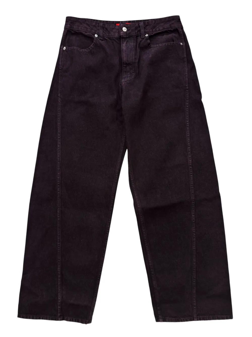 Eckhaus Latta Bend seam-detail jeans | Purple | Image 1