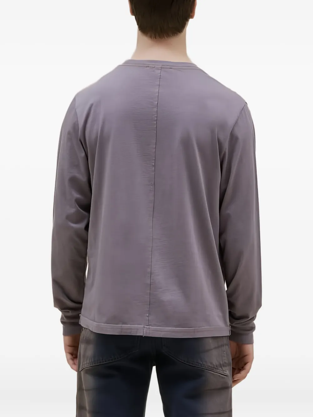 Eckhaus Latta Lapped T-shirt In Purple