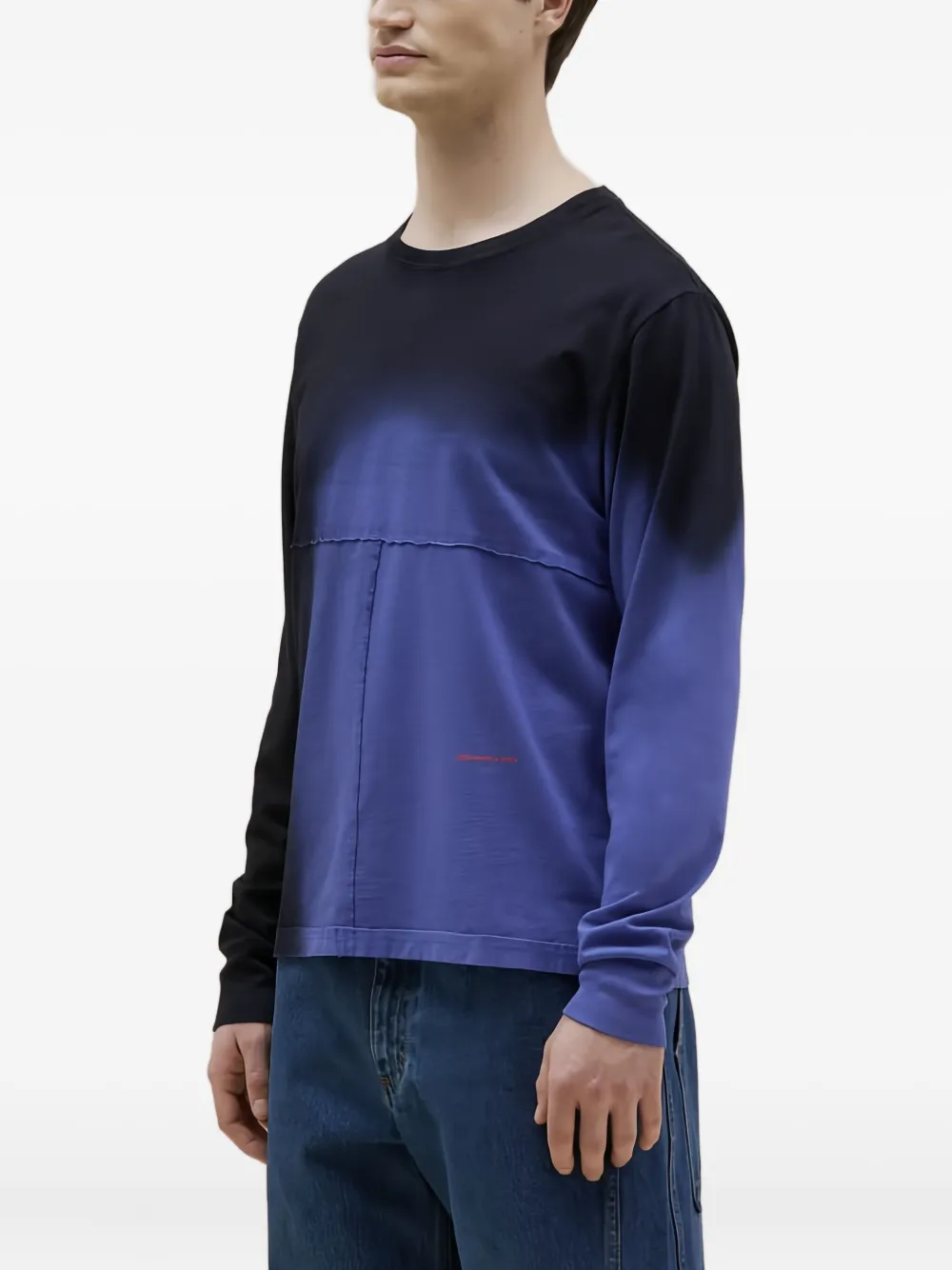 Eckhaus Latta تيشيرت أومبري بأكمام طويلة | تيشيرتات | Image 2