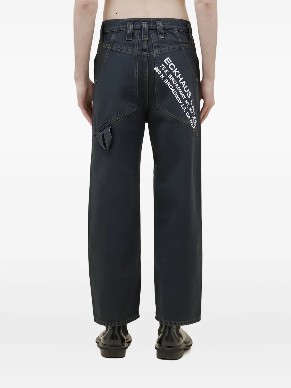 Eckhaus Latta Straight jeans Blauw