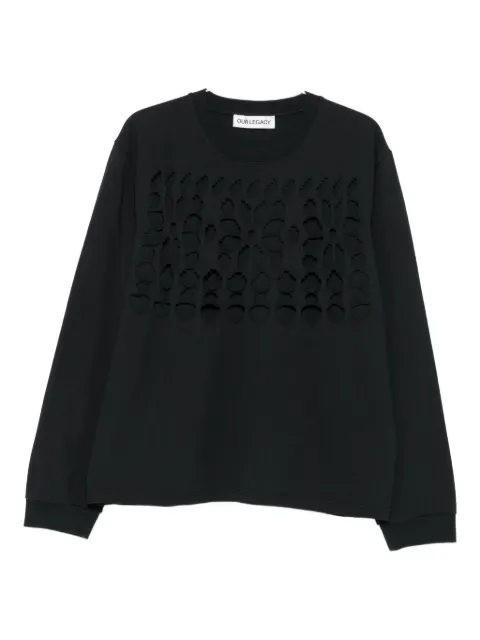 OUR LEGACY Tour cut-out sweatshirt