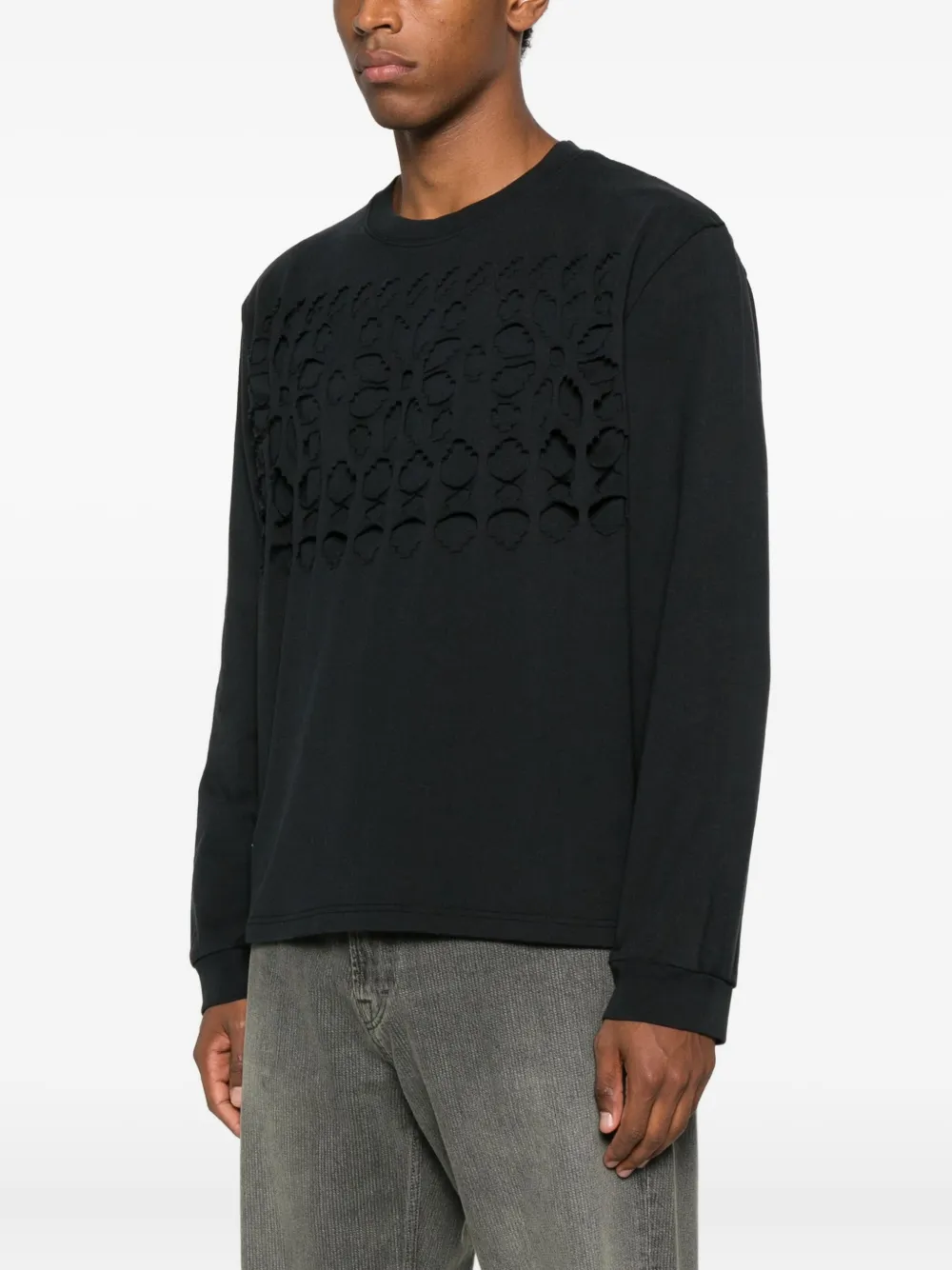 OUR LEGACY Tour sweater met uitgesneden details Zwart