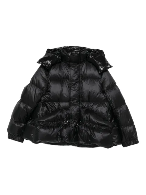 sacai hooded quilted jacket