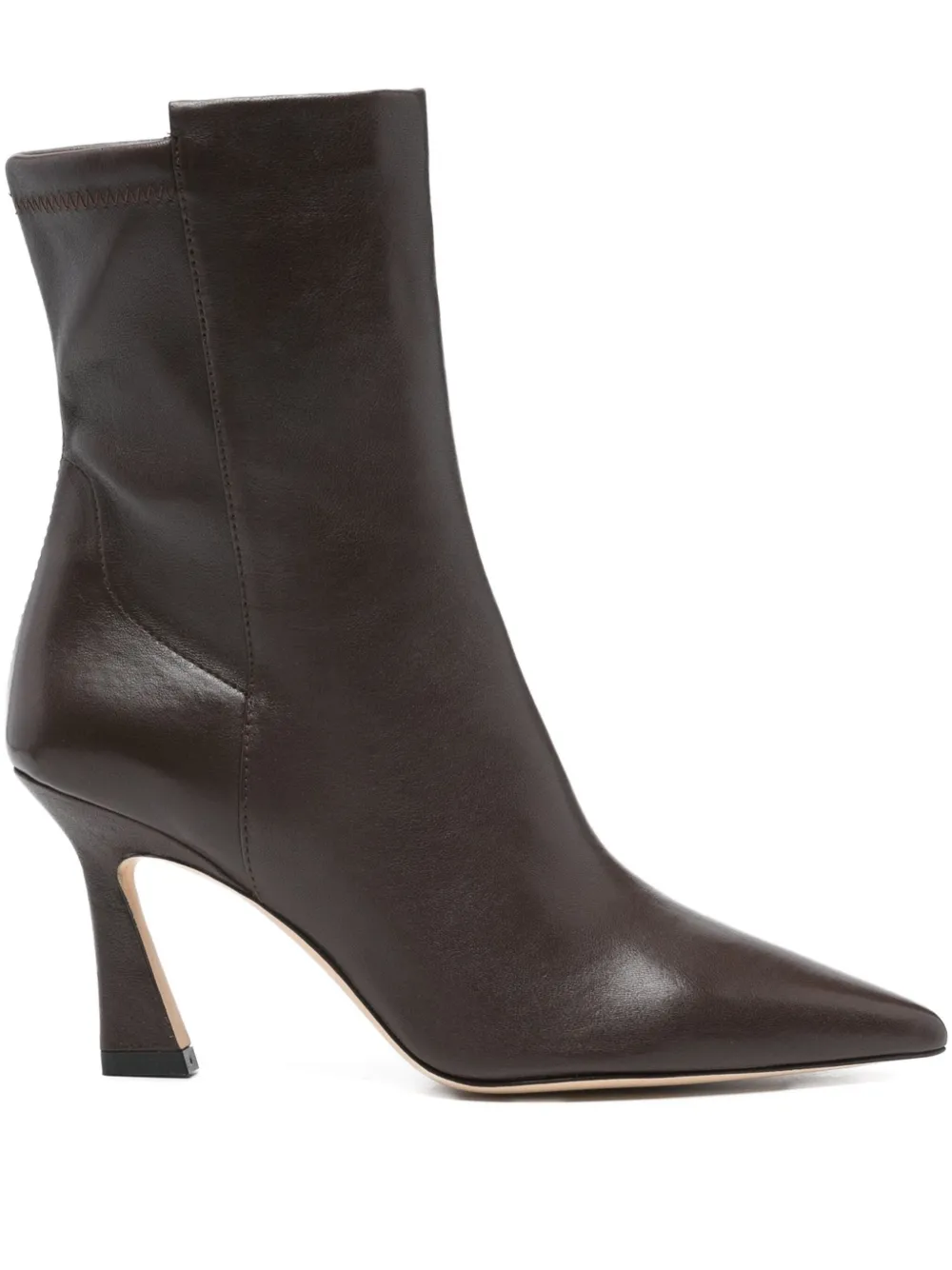 Stuart Weitzman 80mm Vinnie leather boots Brown
