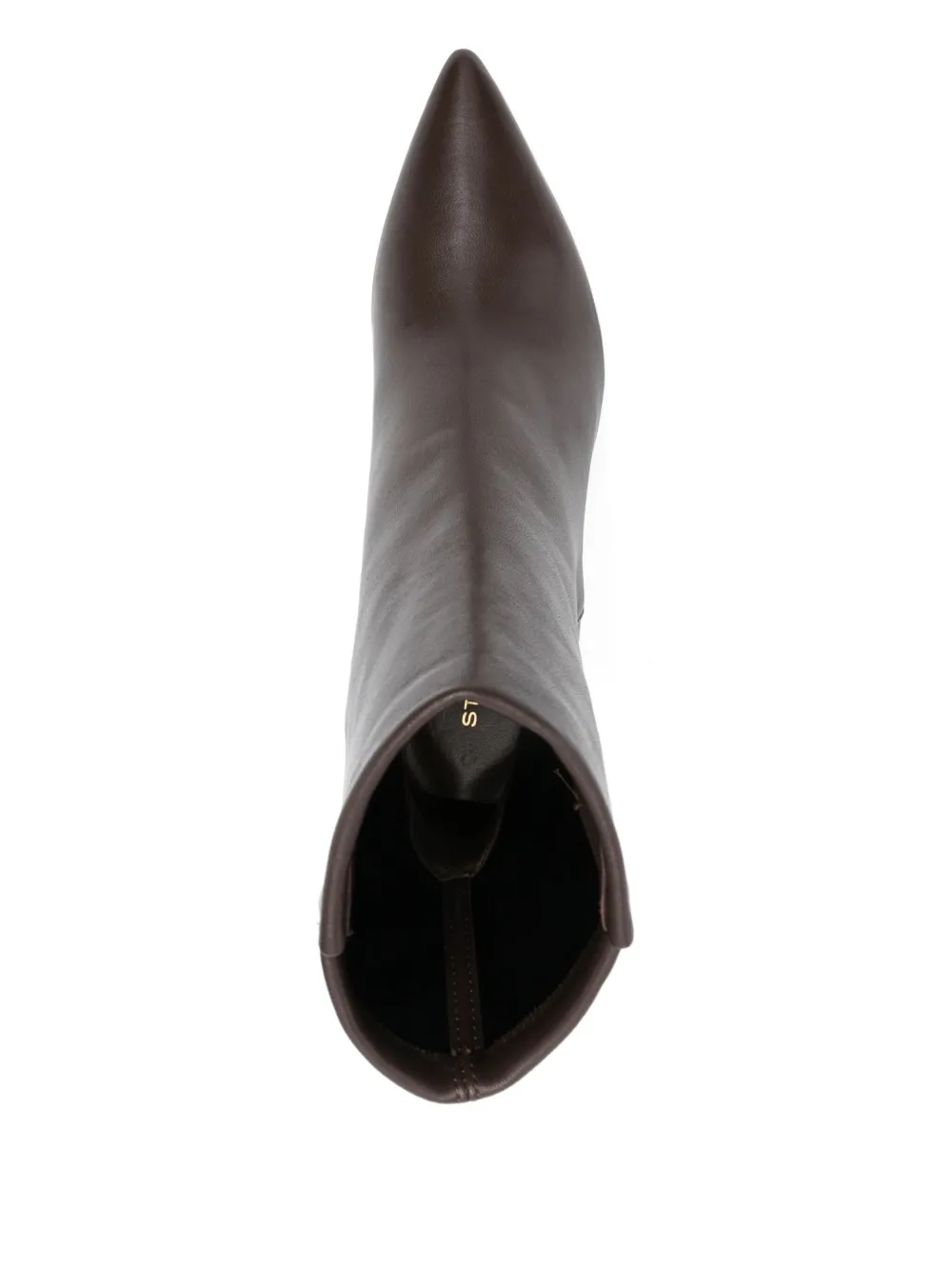 Stuart Weitzman 80mm Vinnie leather boots Brown