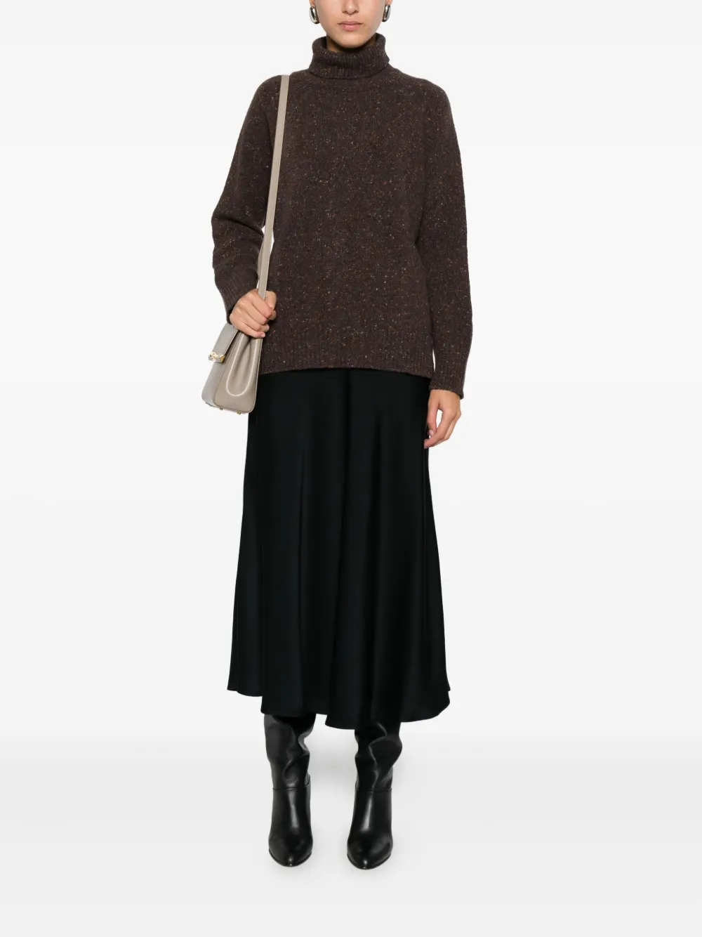be you high-neck speckled sweater | Knitted Sweaters | Image 2