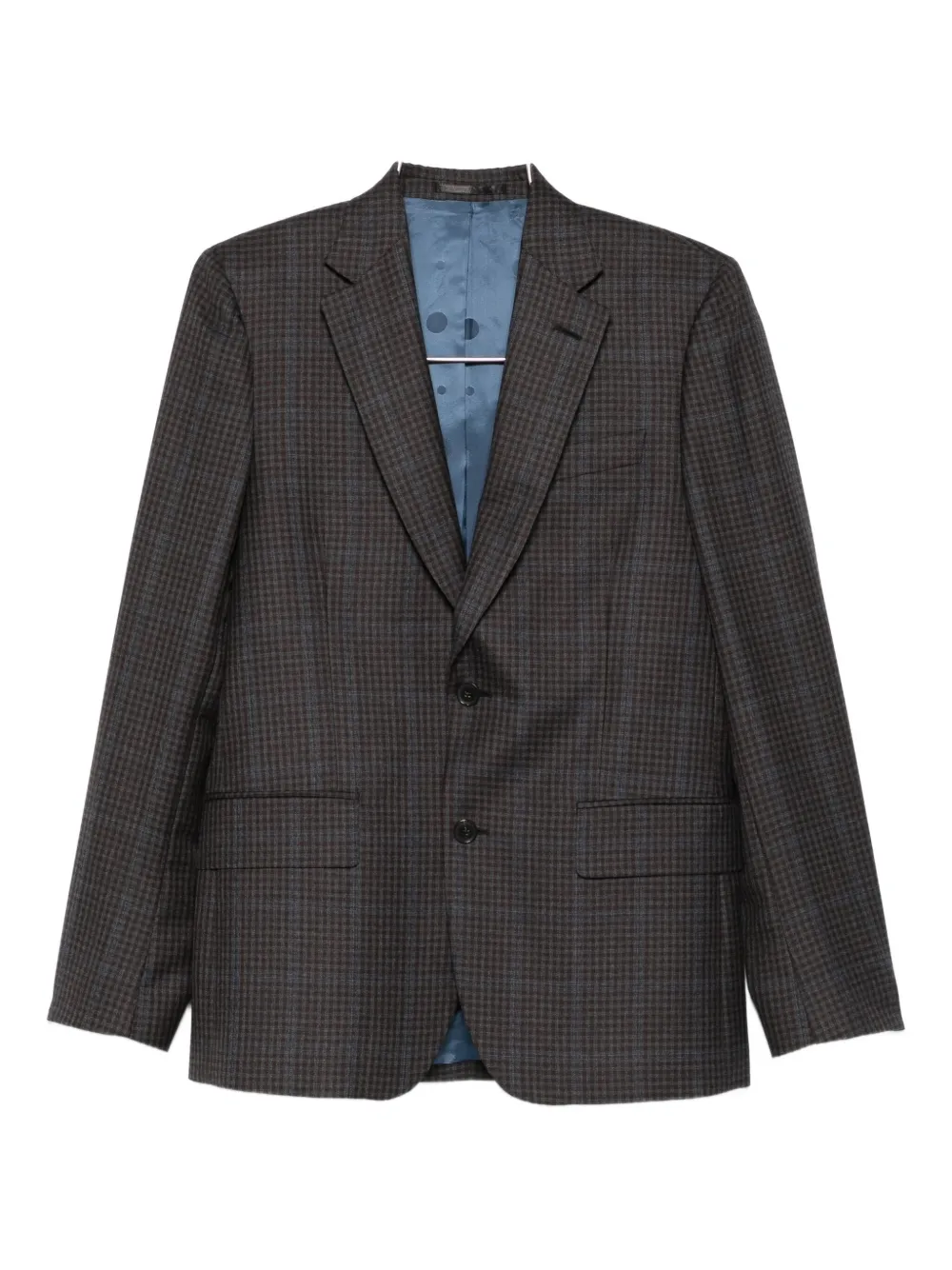 Paul Smith Checked Suit In Gray