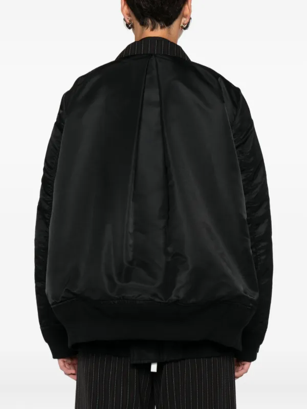 sacai luck ストライプジャケット Sacai サカイ 22AW 22-06323 Chalk Stripe Jacket チョーク ストライプ