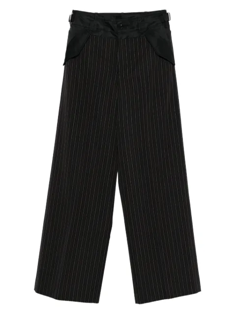 sacai pinstripe pocket trousers