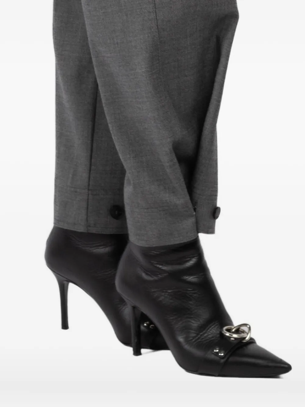 Seafarer Belted Trousers In Gray