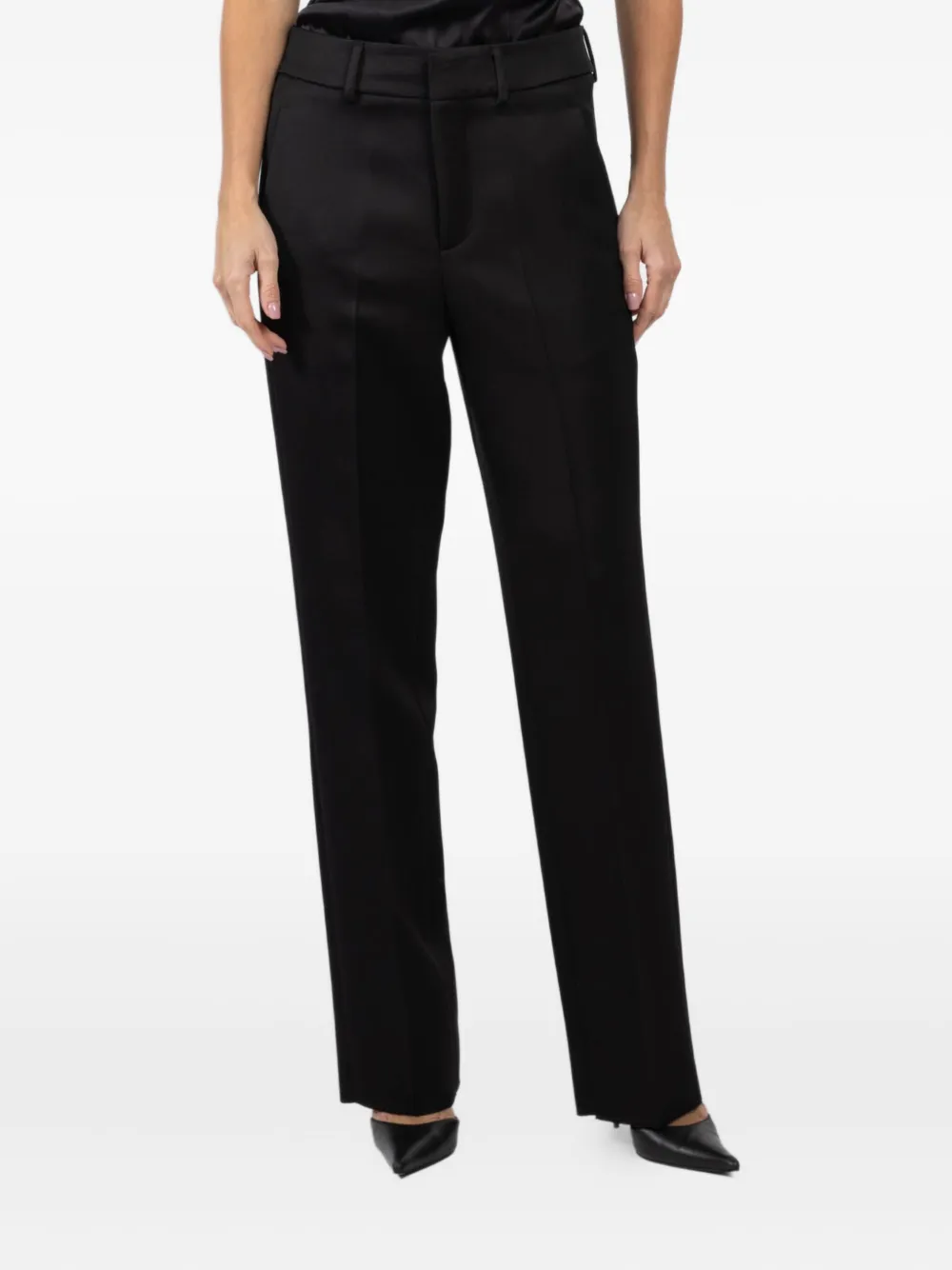 Seafarer pressed-crease trousers | Black | Image 1