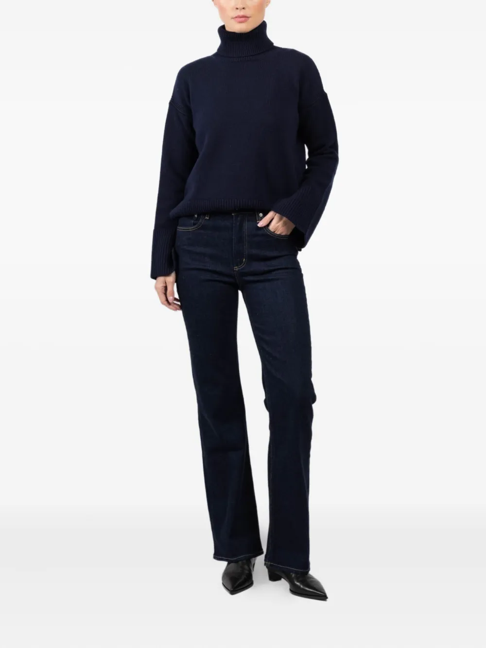 Seafarer drop-shoulder sweater | Knitted Sweaters | Image 2