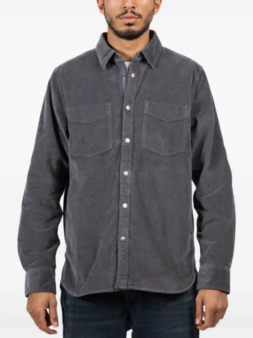 rag & bone camisa de pana CPO | gris | Image 1