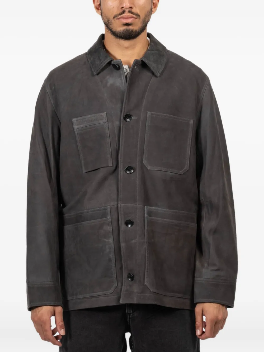 rag & bone Graham Chore buttoned pocket jacket | Grey | Image 1