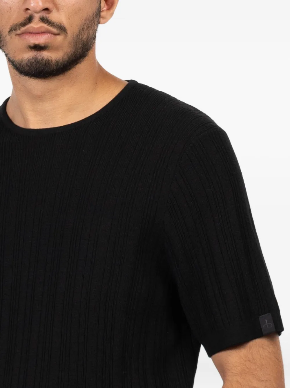 rag & bone Geribbeld T-shirt Zwart
