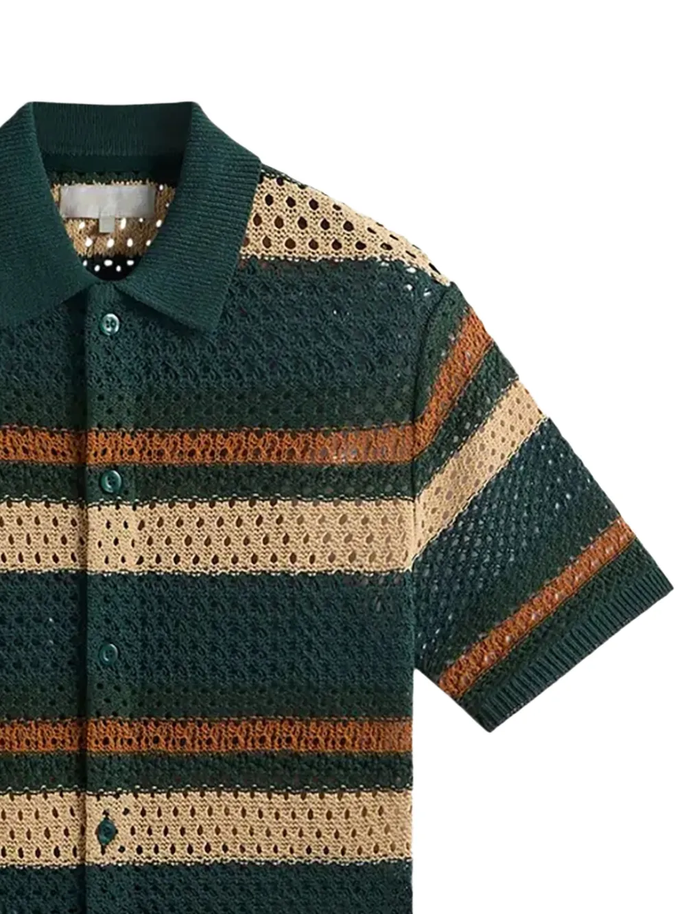 KITH Thompson crochet shirt - Groen