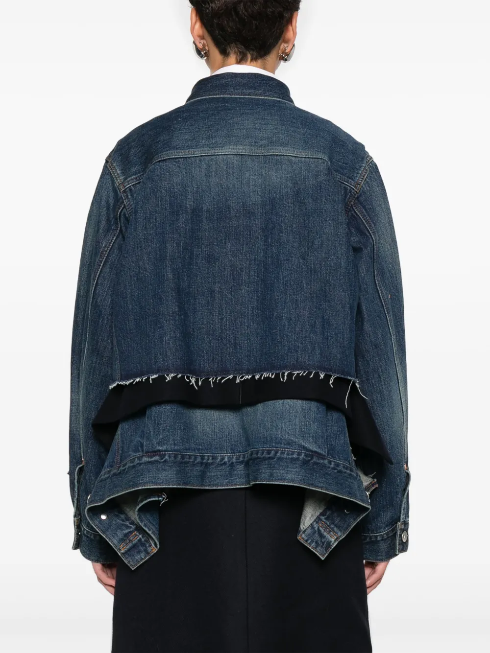 Sacai デニムジャケット | ブルー | FARFETCH JP