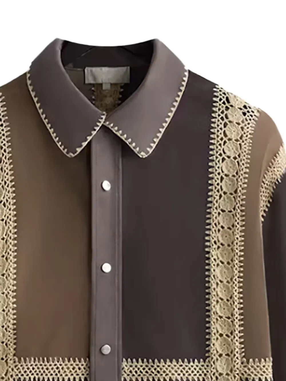 KITH patchwork overshirt - Bruin