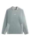 KITH Otto long-sleeve panelled T-shirt - Blue