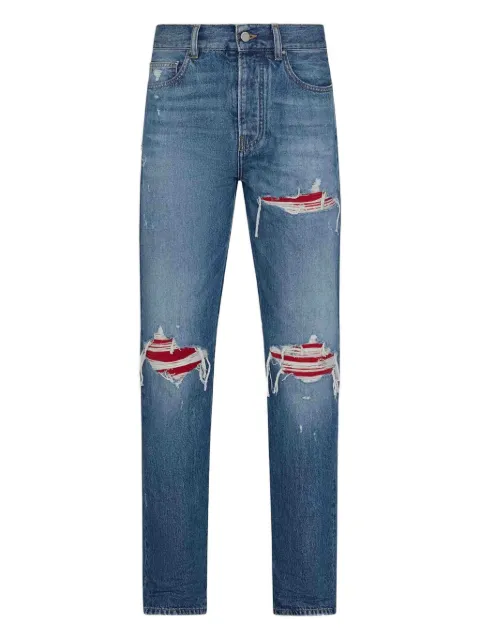 AMIRI distressed ripped-knees denim jeans