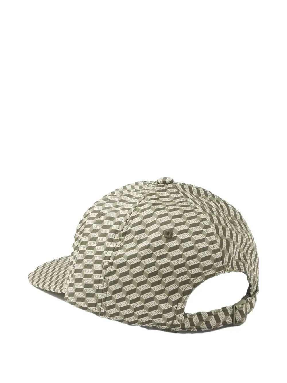 KITH Pet met monogramprint - Groen