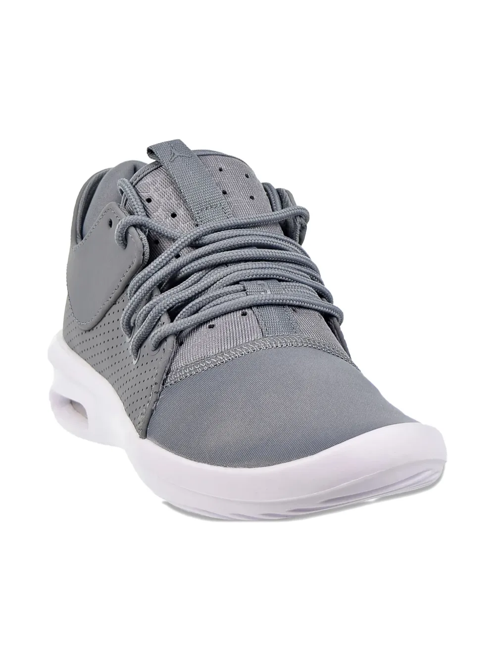 Jordan Kids Air First Class perforated lace-up sneakers Grey