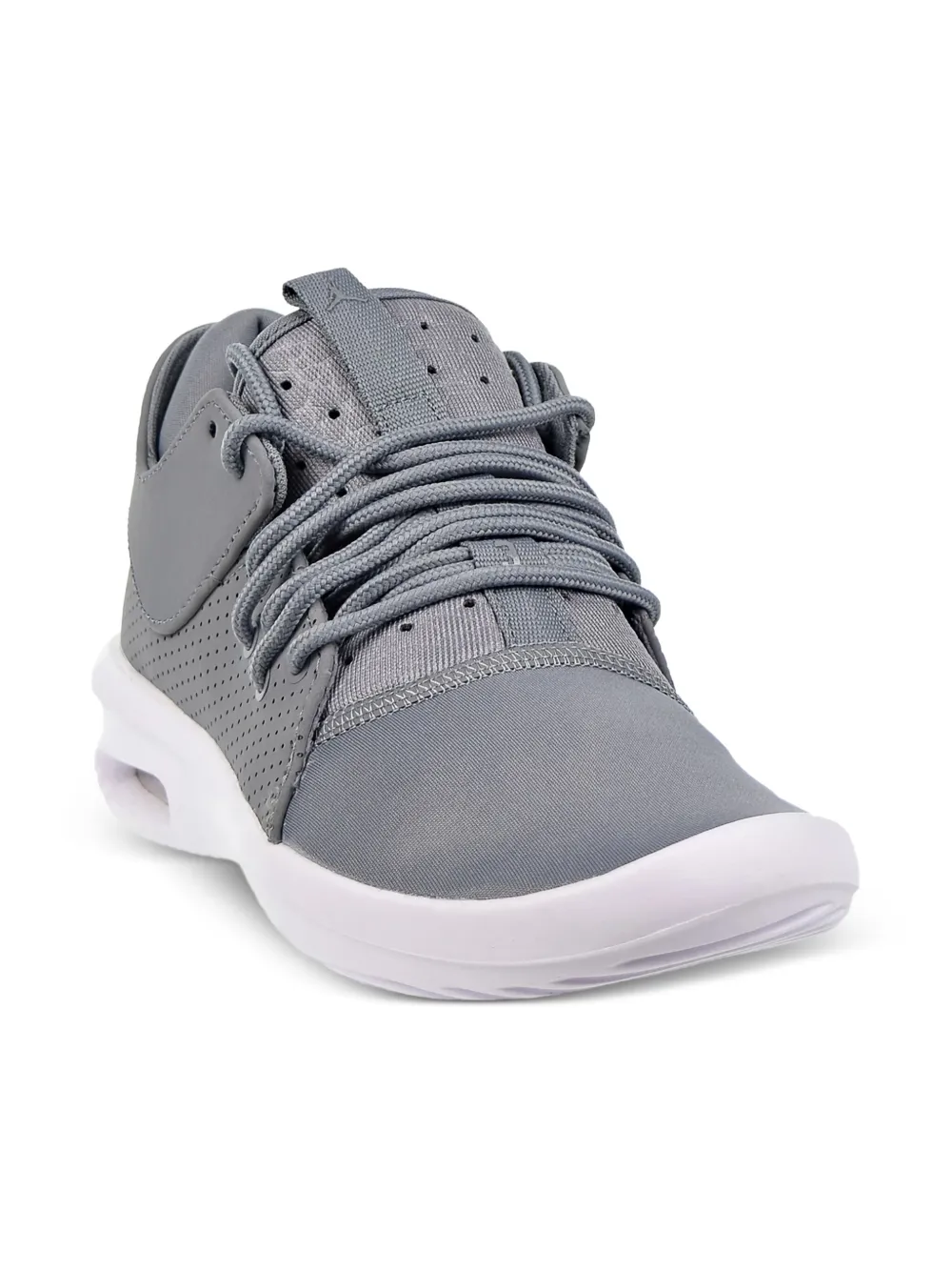 Jordan Kids Air First Class perforated lace-up sneakers Grey