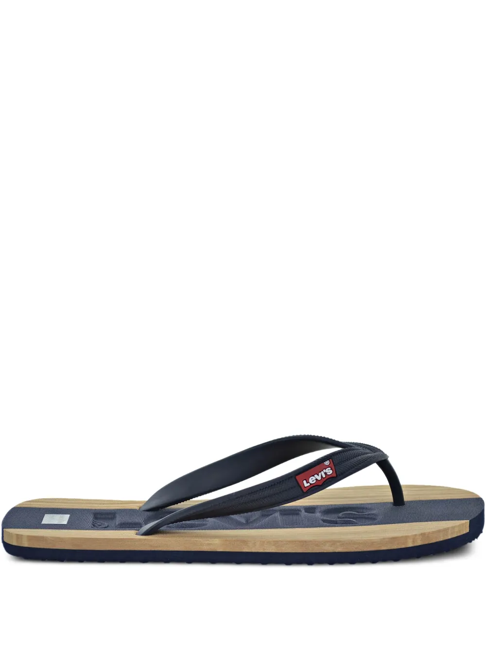 Levi's Jayden teenslippers met logo-reliëf Beige