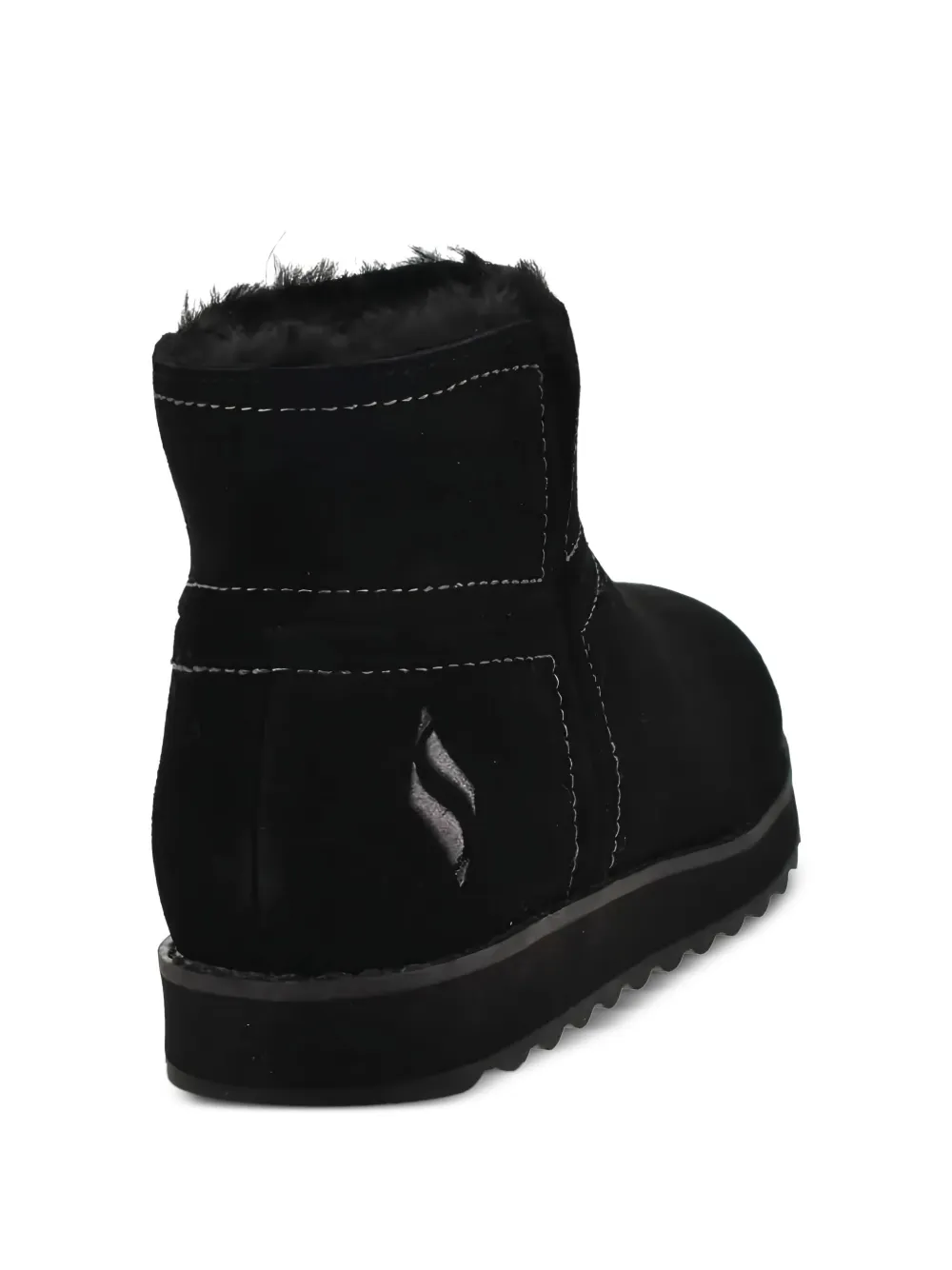 Skechers Knielaarzen met geborduurd logo Zwart