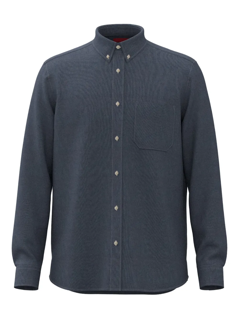 HUGO Camisa com abotoamento nos punhos | Azul | Image 1