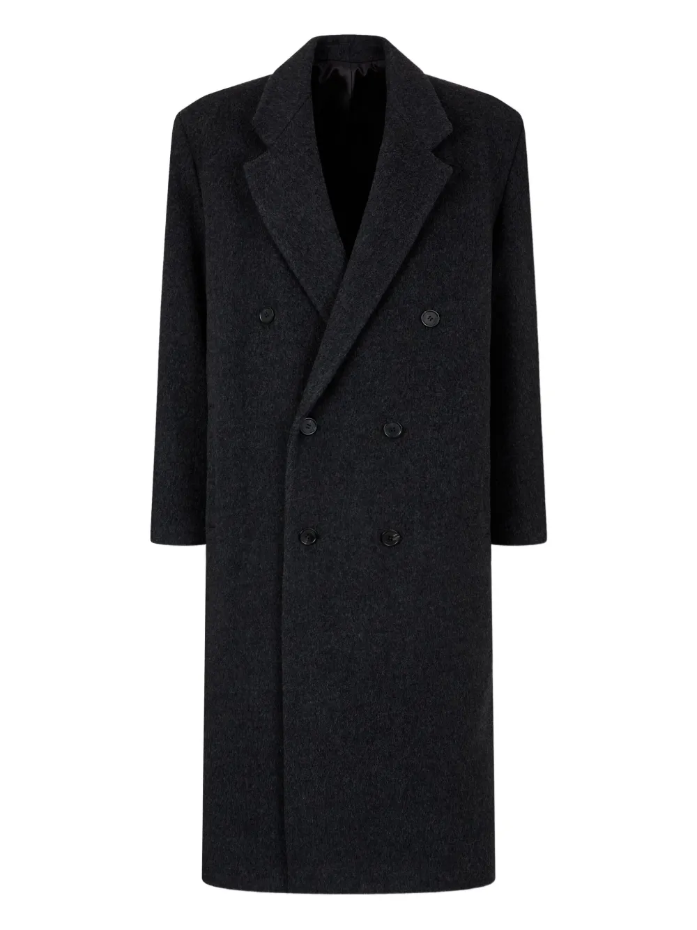 Studio Tomboy Double-breasted Coat In Black