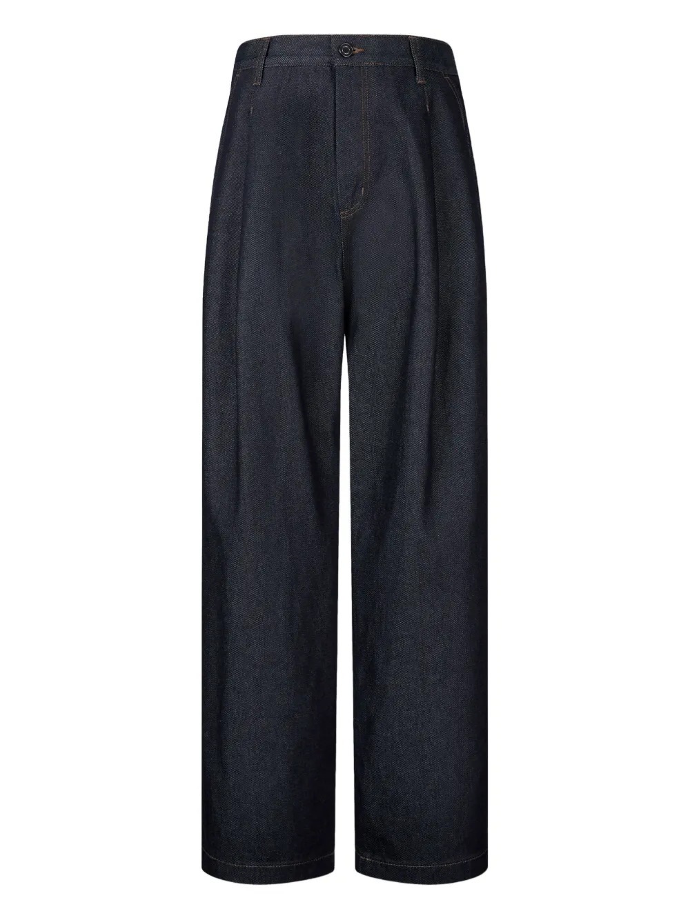 STUDIO TOMBOY pleated denim trousers | Blue | Image 1