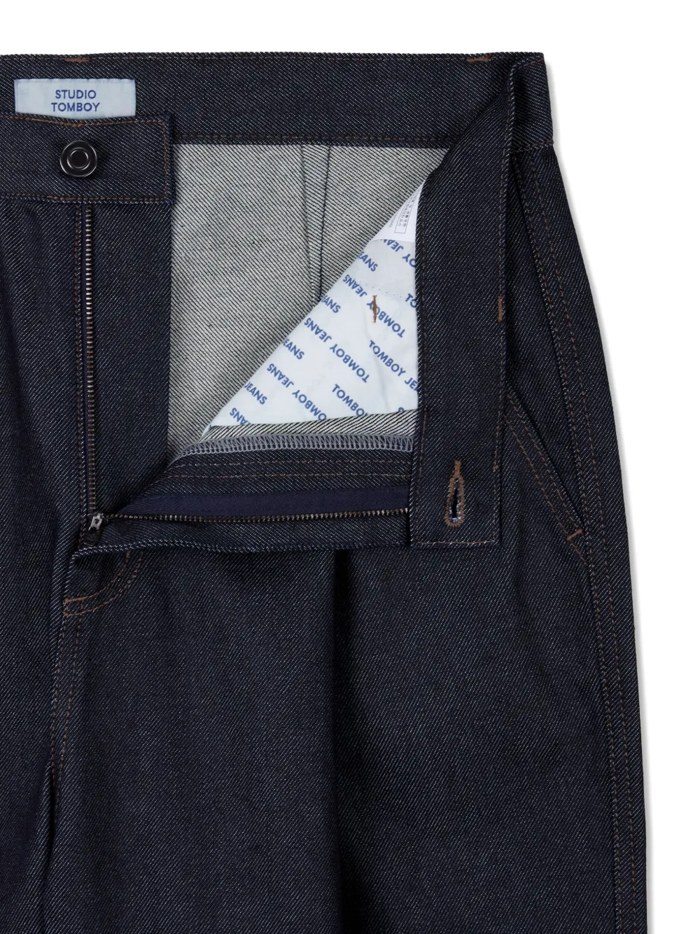 STUDIO TOMBOY Geplooide jeans Blauw
