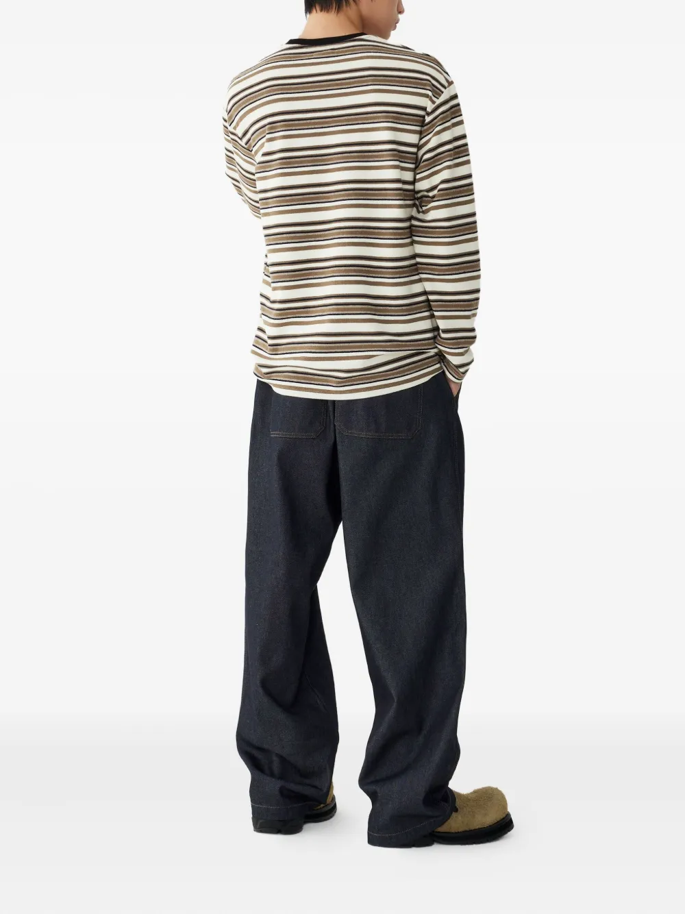 STUDIO TOMBOY Geplooide jeans Blauw