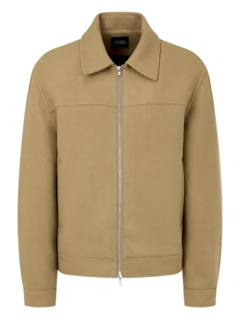 TOMBOY zip-up wool bomber jacket