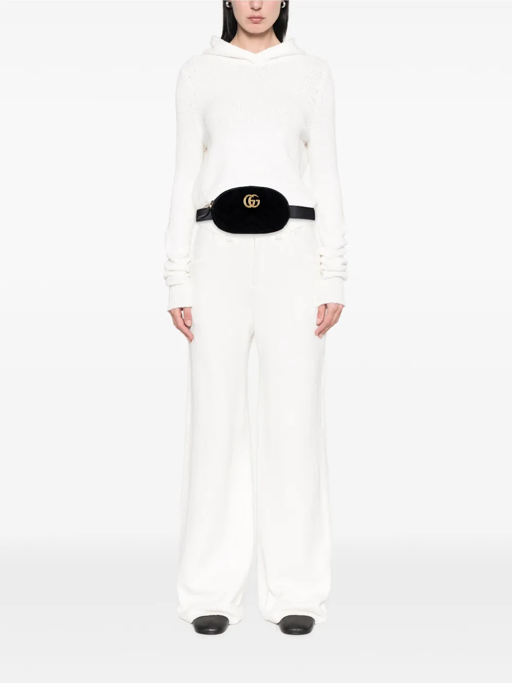 Gucci Pre-Owned 2016-2025 GG Marmont Matelasse Velvet belt bag | Pre-Owned | Image 2