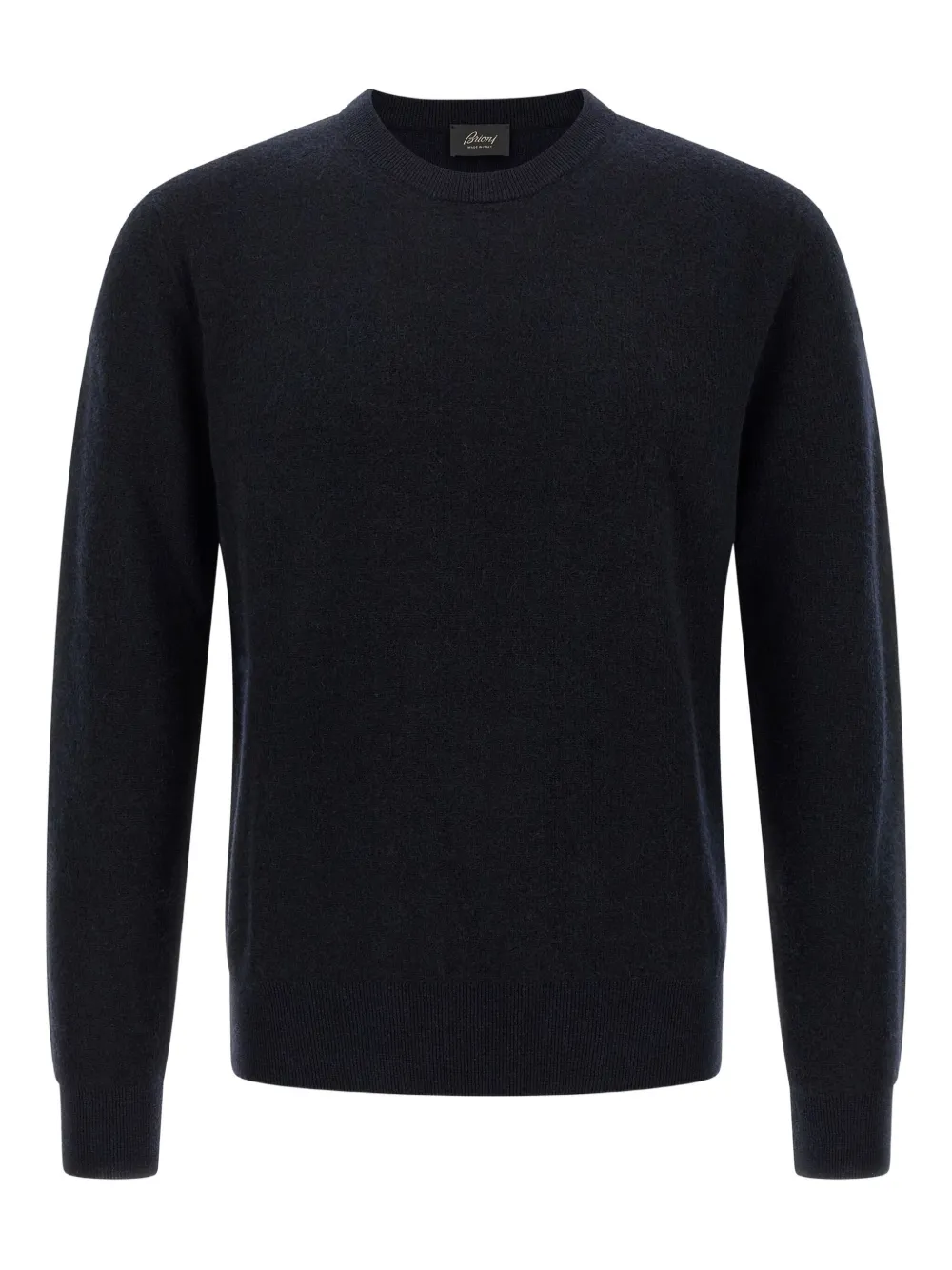 Brioni crew-neck cuffed-sleeve sweater | Blue | Image 1