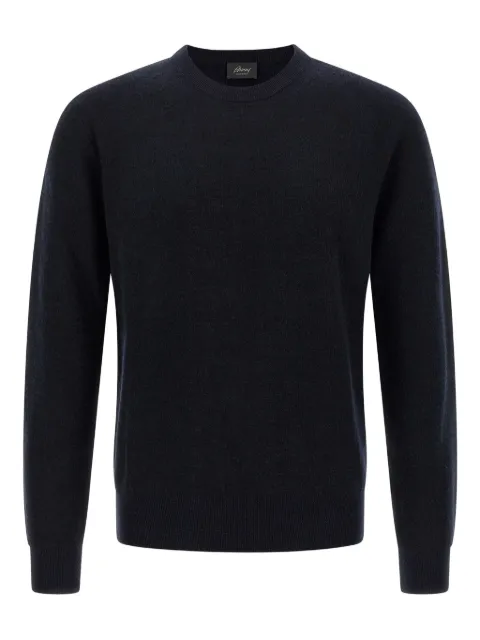 Brioni crew-neck cuffed-sleeve sweater