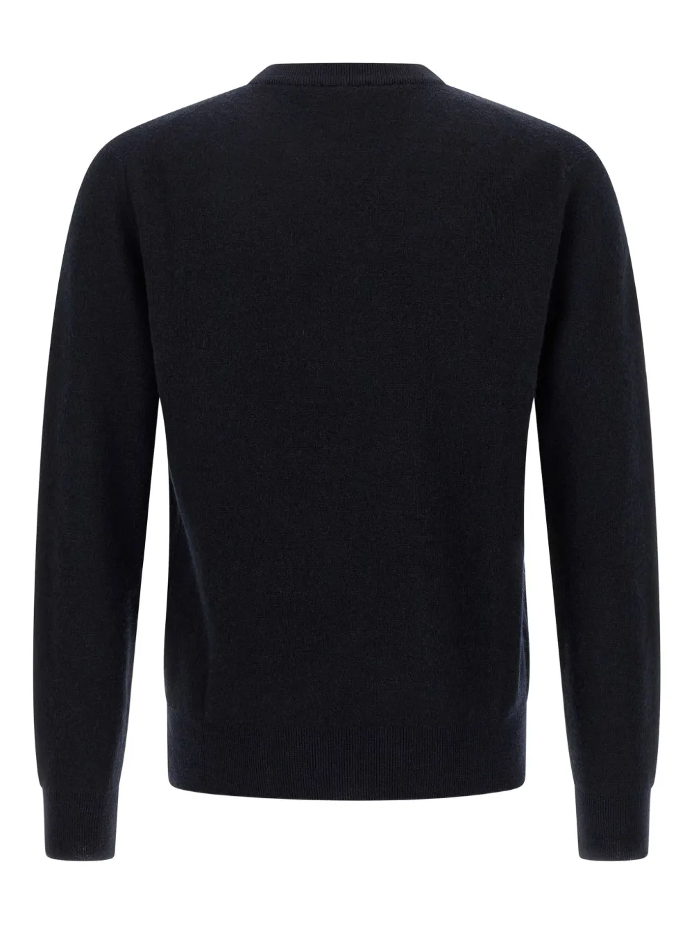 Brioni crew-neck cuffed-sleeve sweater - Blauw