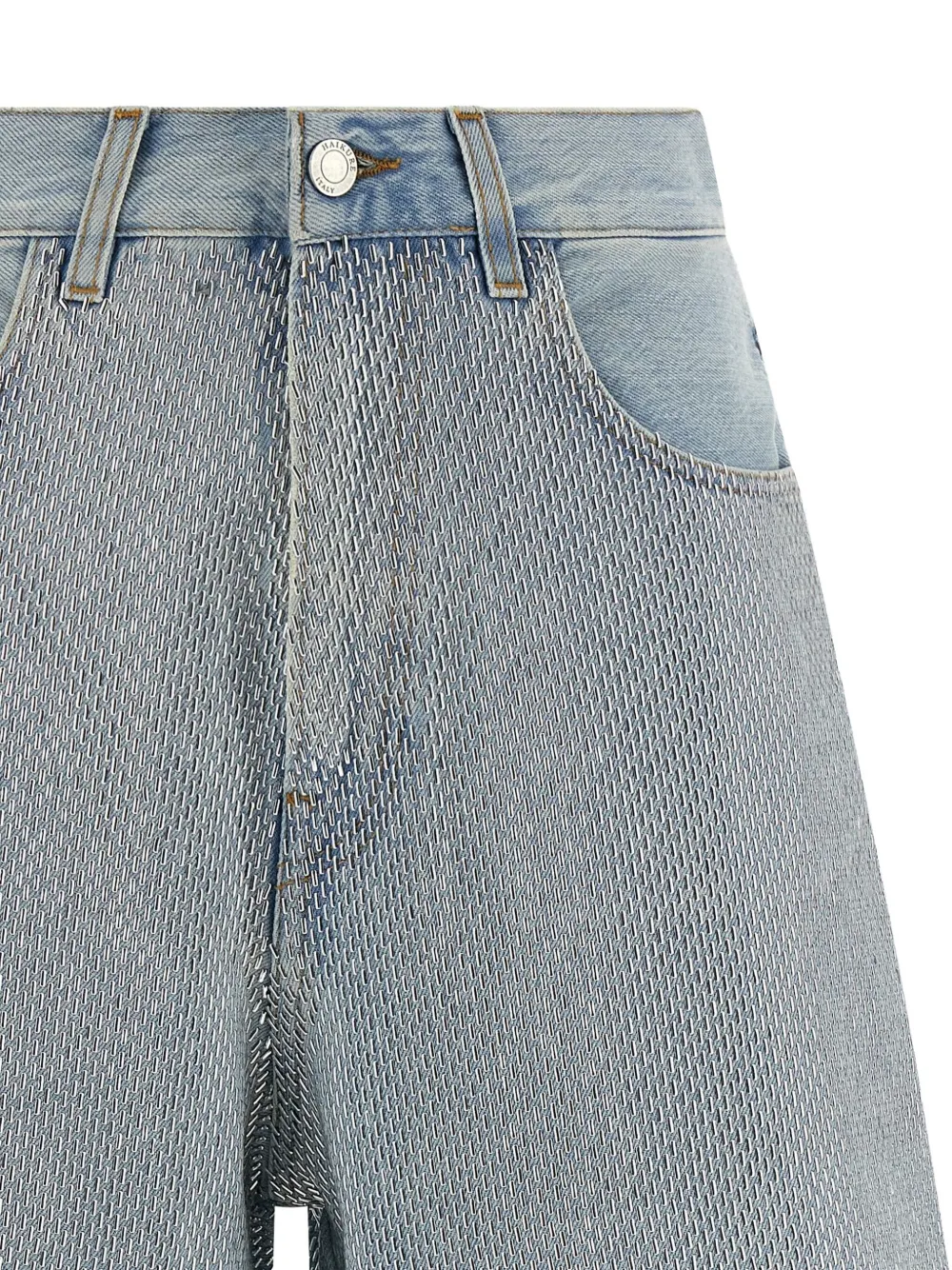 Haikure Shorts met studs Blauw