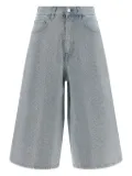 Haikure studded denim shorts - Blue