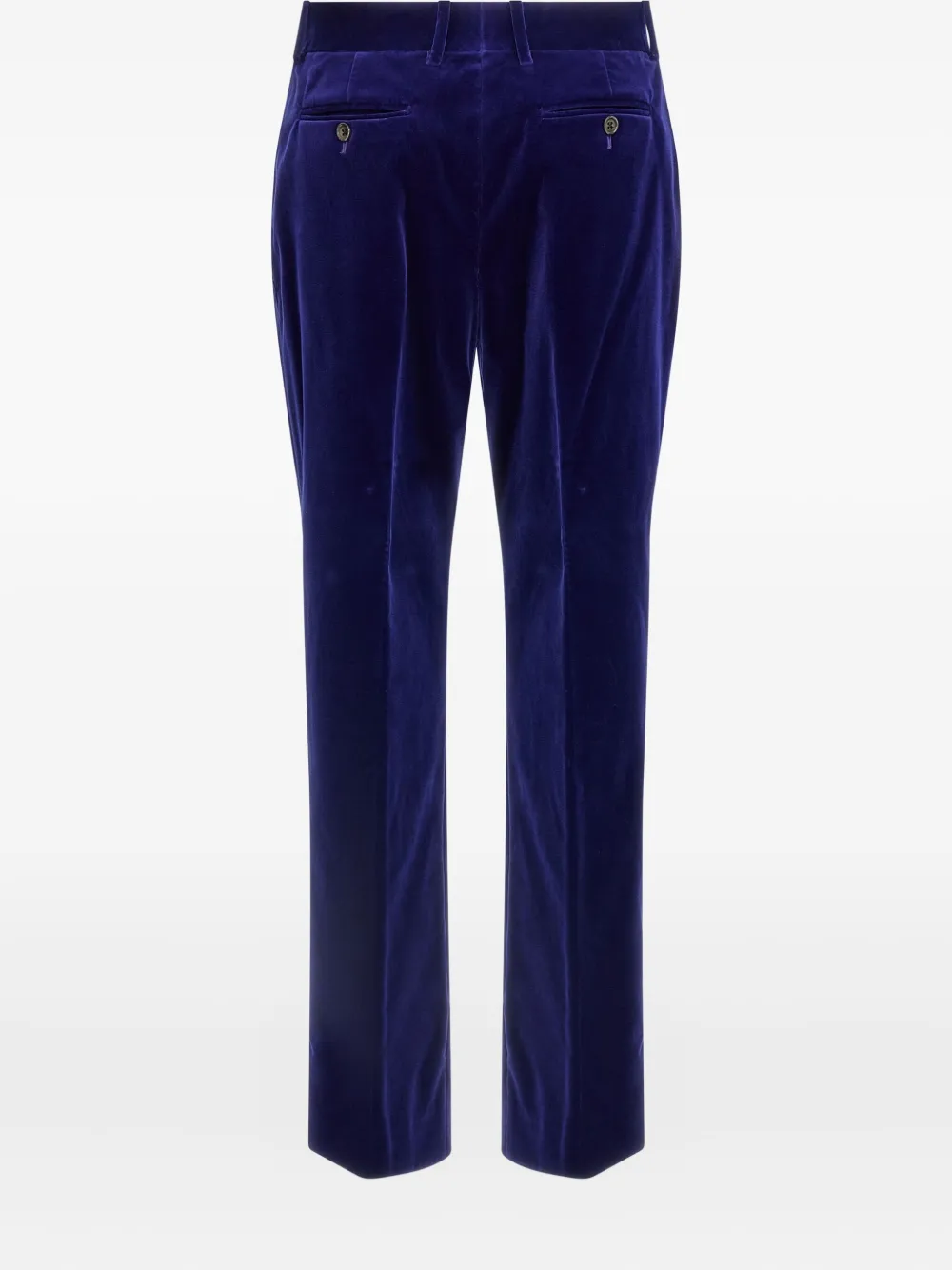 TOM FORD velvet pocket trousers - Blauw